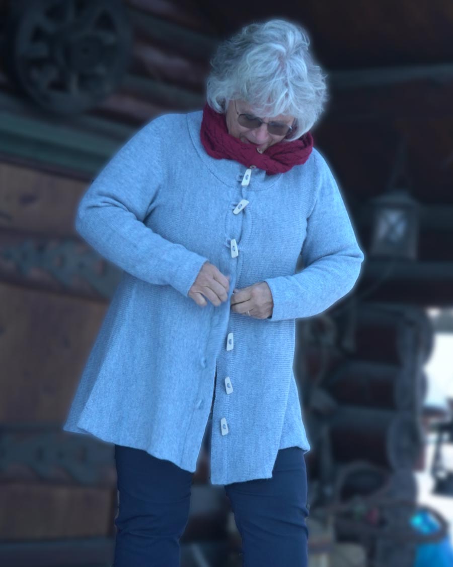 A-Rakel-oppskrift for strikkemaskin - Bilde 2