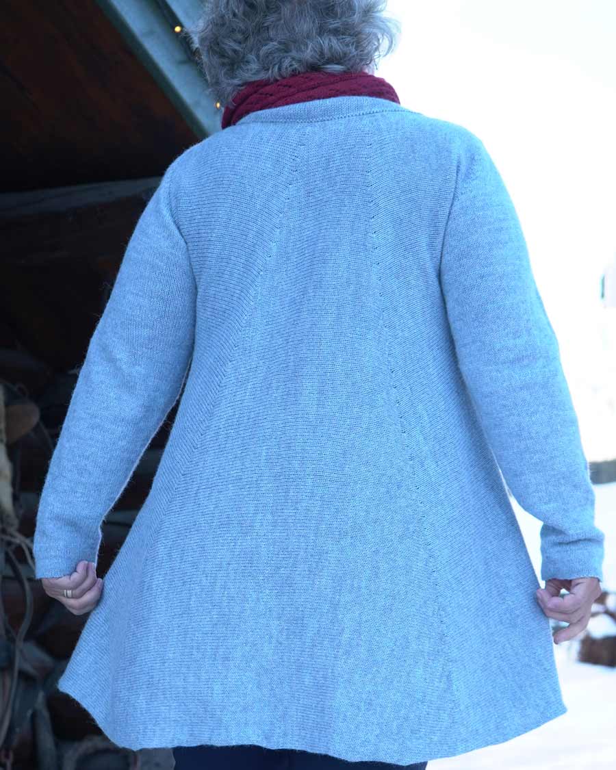 A-Rakel-oppskrift for strikkemaskin - Bilde 4